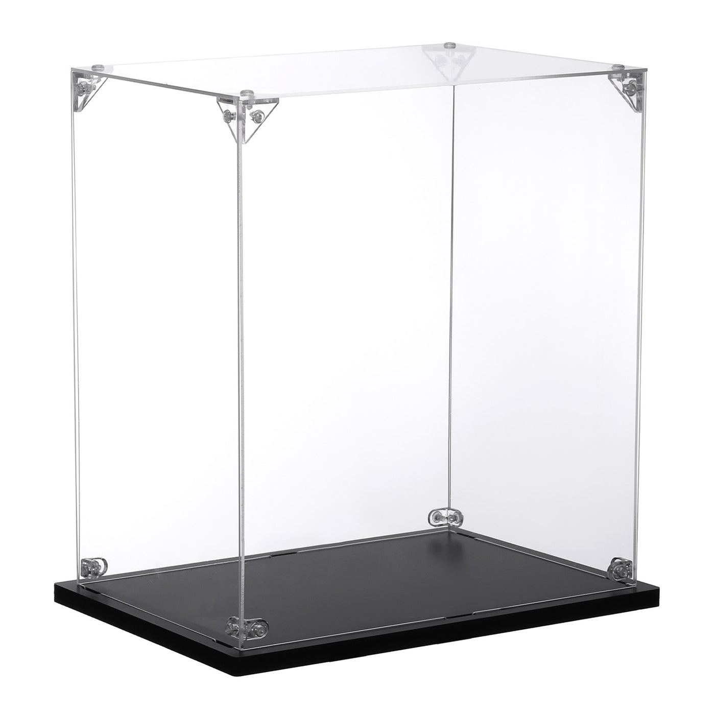 Harfington Acrylic Display Case, 10x6x10" for Displaying Collectibles, Dolls,Model Car