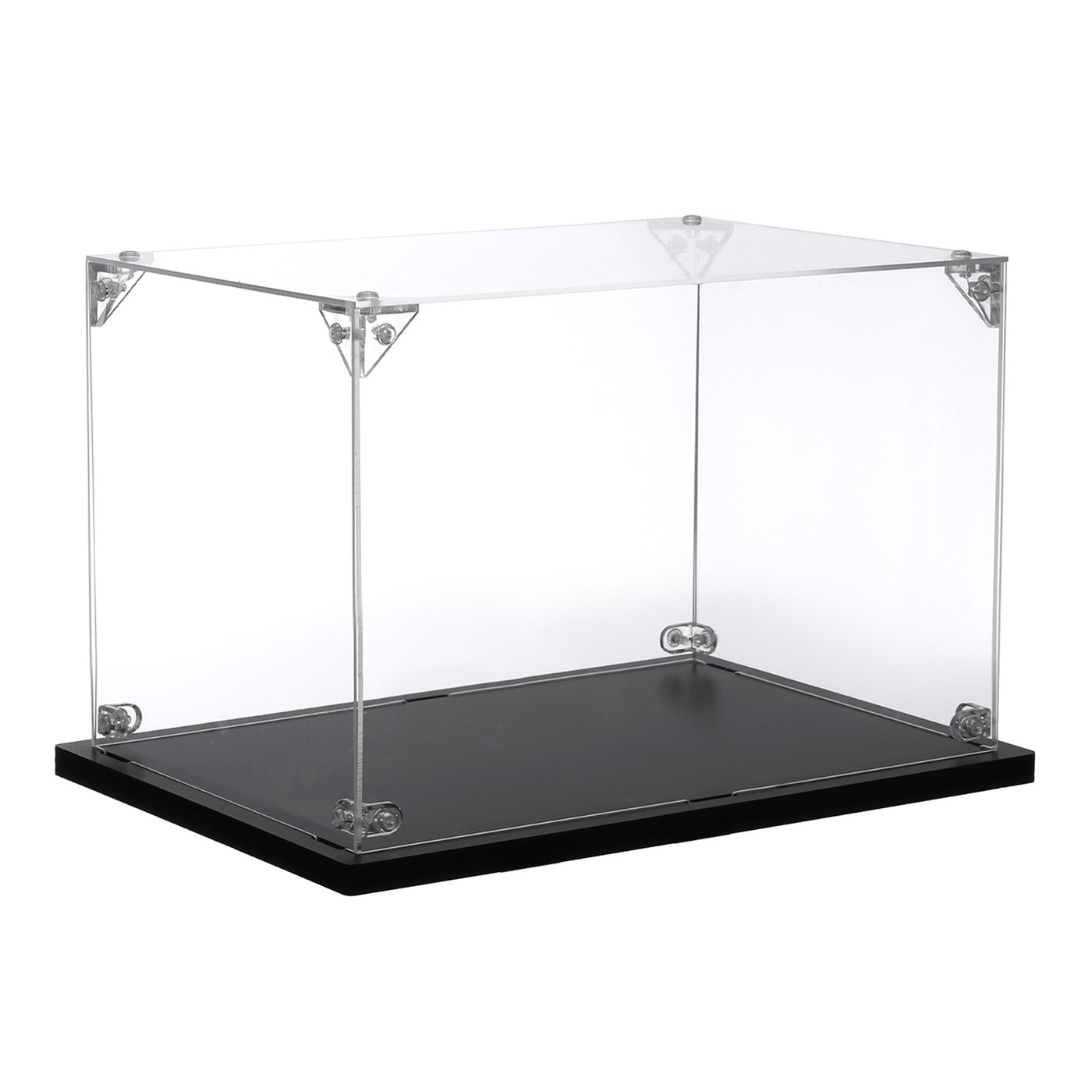 Harfington Acrylic Display Case, 10x6x6" for Displaying Collectibles, Dolls,Model Car