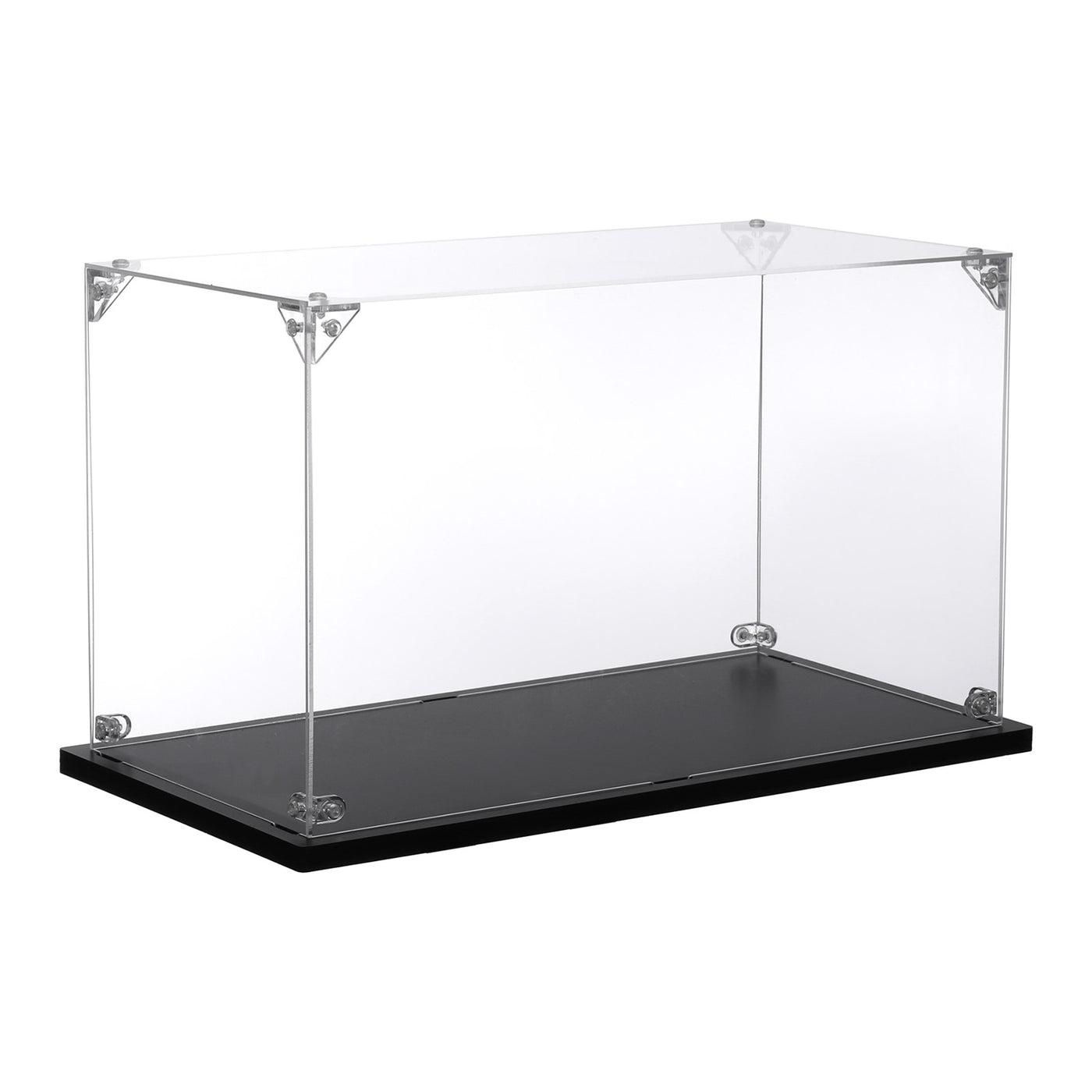 Harfington Acrylic Display Case, 12x6x6" for Displaying Collectibles, Dolls,Model Car