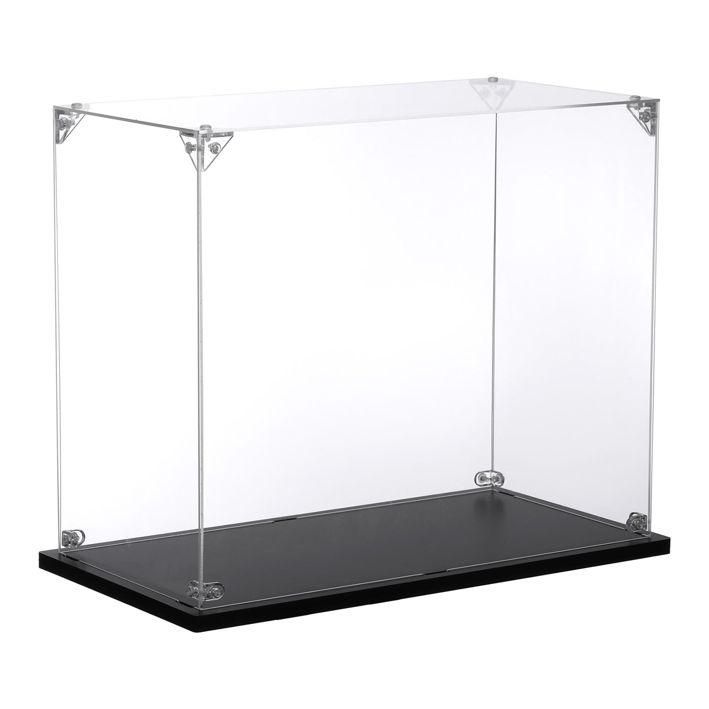 Harfington Acryl Display Case, 13x6x10 Zoll, montierbare staubdichte Vitrine, klare Würfel-Theke zur Präsentation von Sammlerstücken, Puppen