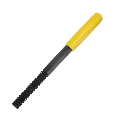 Harfington External Thread Restoring File 0.75-3 Metric Square Repair Files, Yellow