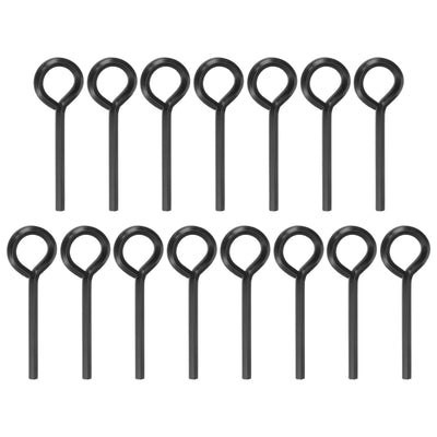 Harfington 15pcs 5/32" SAE Dogging Hex Key Wrench with O-Ring Full Loop, Black