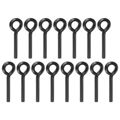 Harfington 15pcs 7/32" SAE Dogging Hex Key Wrench with O-Ring Full Loop, Black