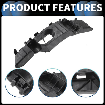 Harfington Bumper Support Bracket, Left Side Front Bumper Retainer Bracket Hold Mount No.86551N9000 for Hyundai Tucson 2022-2023 ABS Plastic Black, 1 Pc