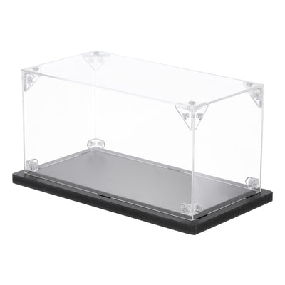 Harfington Acrylic Display Case, Clear Display Box Assemble Dustproof Display Box Storage Organizer