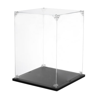 Harfington Acryl Display Case, 8''x8''x10'' Klarer Display-Box Aufbau Staubdichte Display-Box Aufbewahrungsorganisator für Sammlerstücke Action-Figuren