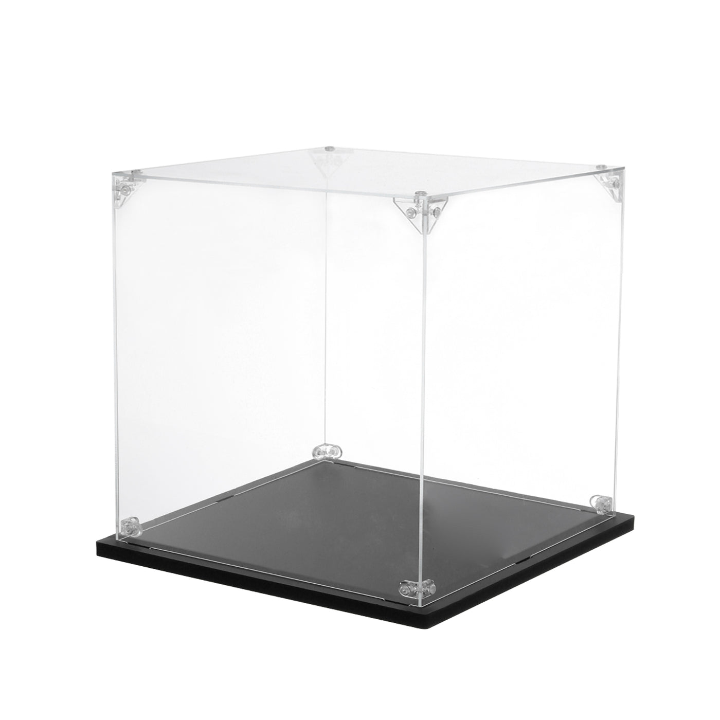 Harfington Acrylic Display Case, 8''x10''x4'' Clear Display Box Assemble Dustproof Display Box Storage Organizer for Collectibles Action Figures