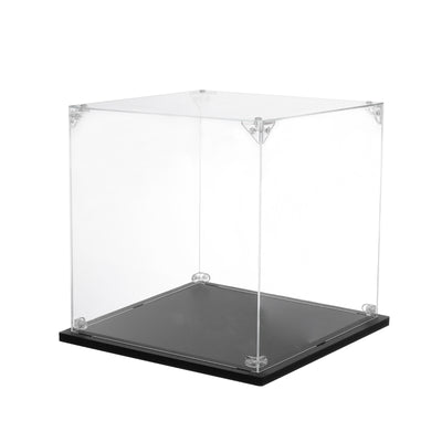 Harfington Acrylic Display Case, 8''x10''x4'' Clear Display Box Assemble Dustproof Display Box Storage Organizer for Collectibles Action Figures