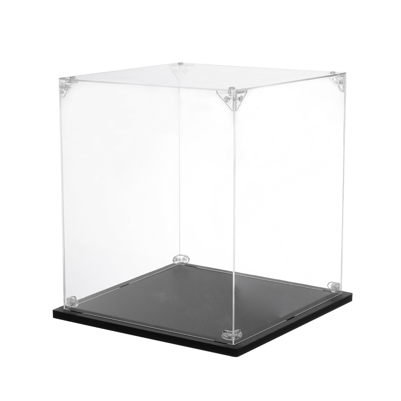 Harfington Acrylic Display Case, 8''x10''x6'' Clear Display Box Assemble Dustproof Display Box Storage Organizer for Collectibles Action Figures