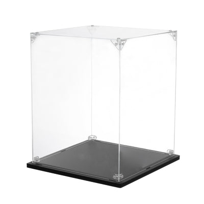 Harfington Acrylic Display Case, 8''x10''x8'' Clear Display Box Assemble Dustproof Display Box Storage Organizer for Collectibles Action Figures