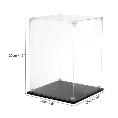 Harfington Acryl Display Case, 8''x10''x12'' Klarer Display-Box Aufbau Staubdichte Display-Box Aufbewahrungsorganisator für Sammlerstücke Action-Figuren