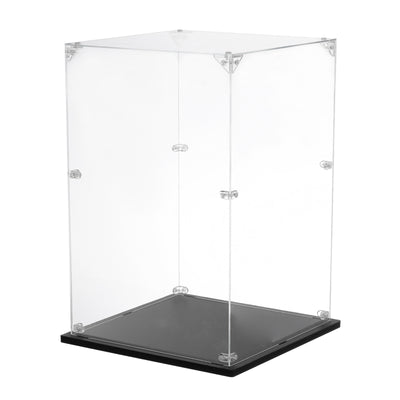 Harfington Acrylic Display Case, 8''x10''x14'' Clear Display Box Assemble Dustproof Display Box Storage Organizer for Collectibles Action Figures