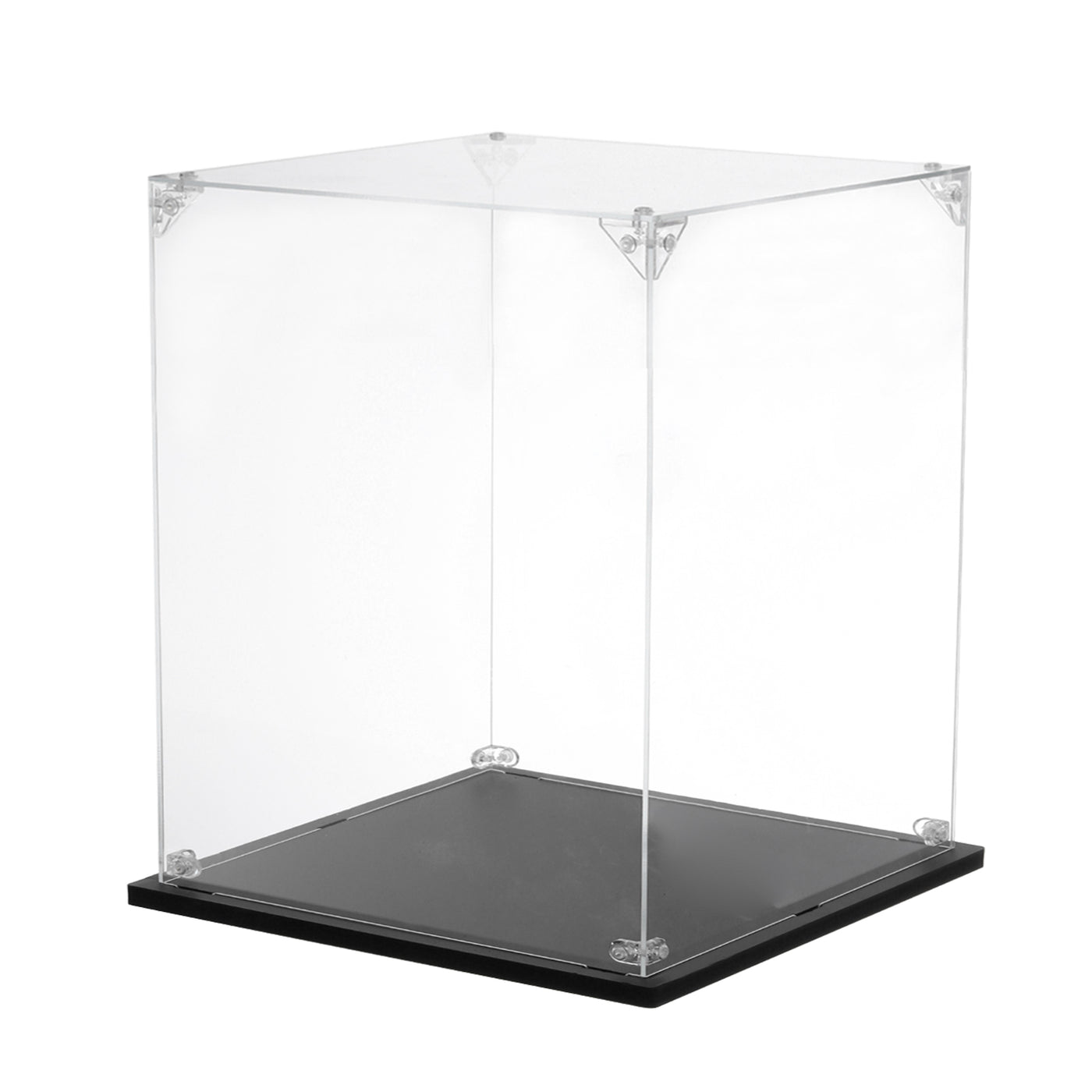 Harfington Acrylic Display Case, 8''x12''x10'' Clear Display Box Assemble Dustproof Display Box Storage Organizer for Collectibles Action Figures