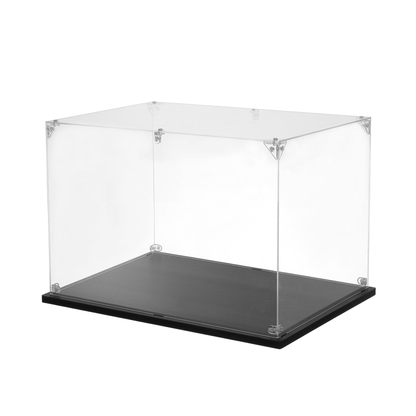 Harfington Acrylic Display Case, 10''x10''x4'' Clear Display Box Assemble Dustproof Display Box Storage Organizer for Collectibles Action Figures