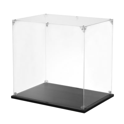 Harfington Acrylic Display Case, 10''x10''x12'' Clear Display Box Assemble Dustproof Display Box Storage Organizer for Collectibles Action Figures