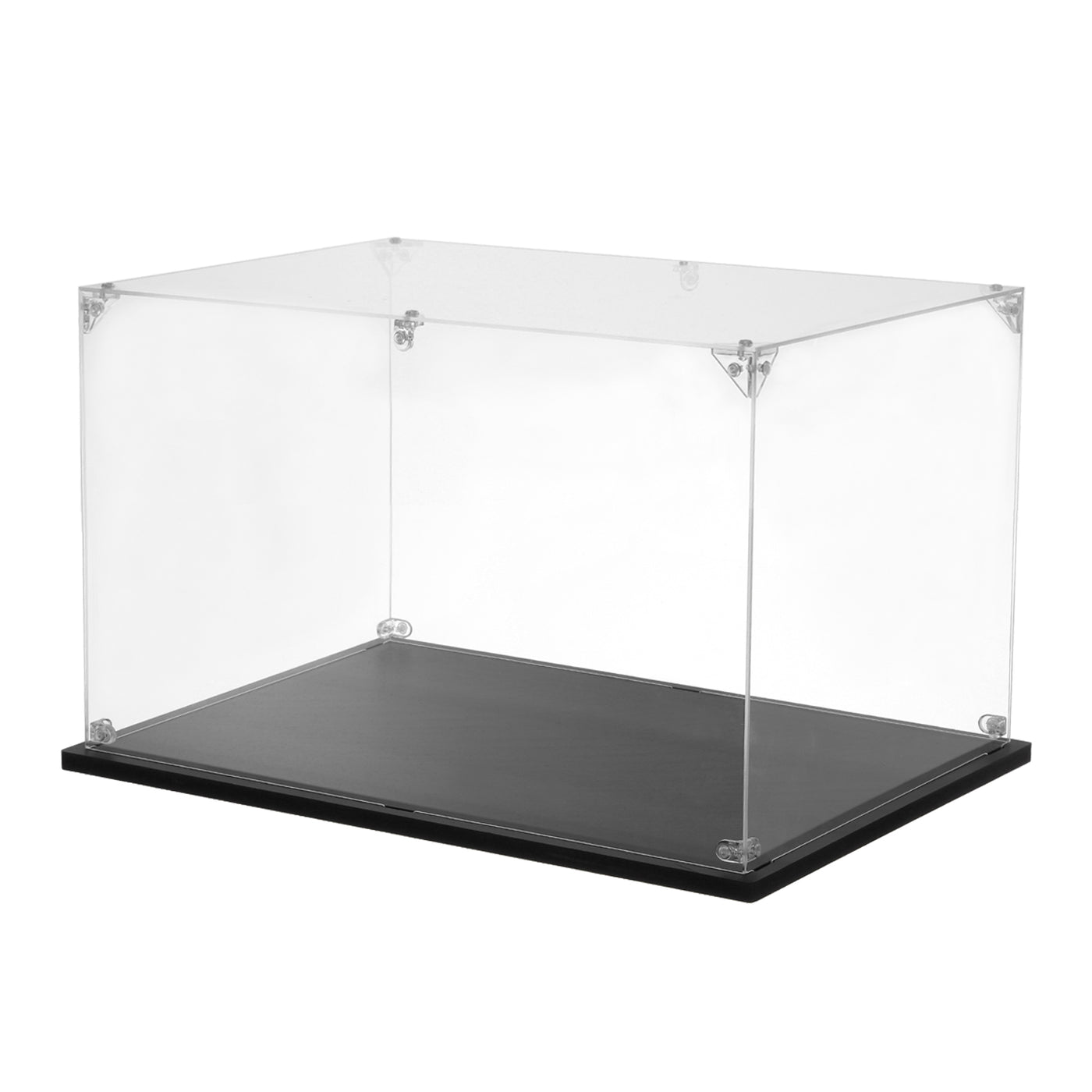 Harfington Acrylic Display Case, 10''x14''x4'' Clear Display Box Assemble Dustproof Display Box Storage Organizer for Collectibles Action Figures