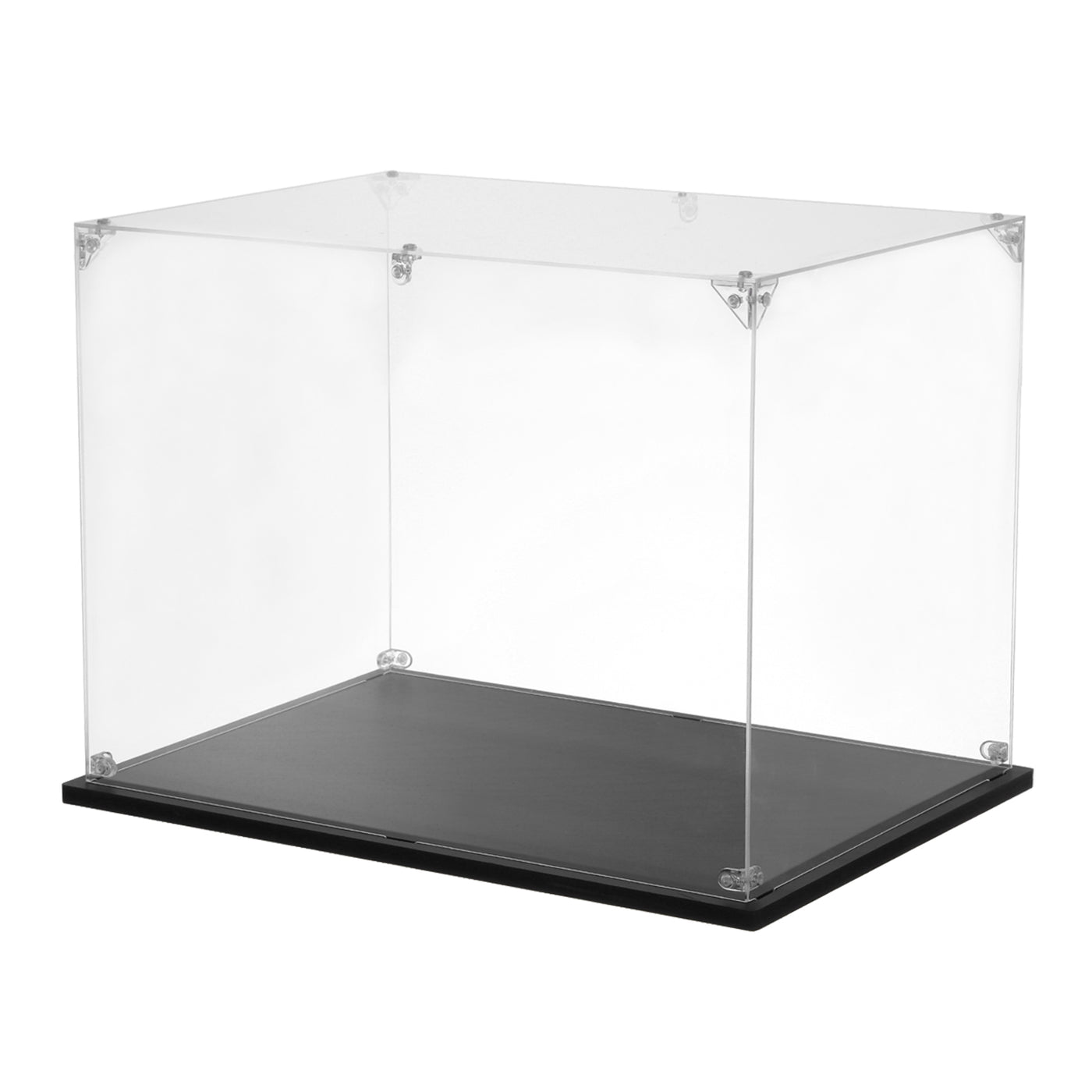 Harfington Acrylic Display Case, 10''x14''x8'' Clear Display Box Assemble Dustproof Display Box Storage Organizer for Collectibles Action Figures