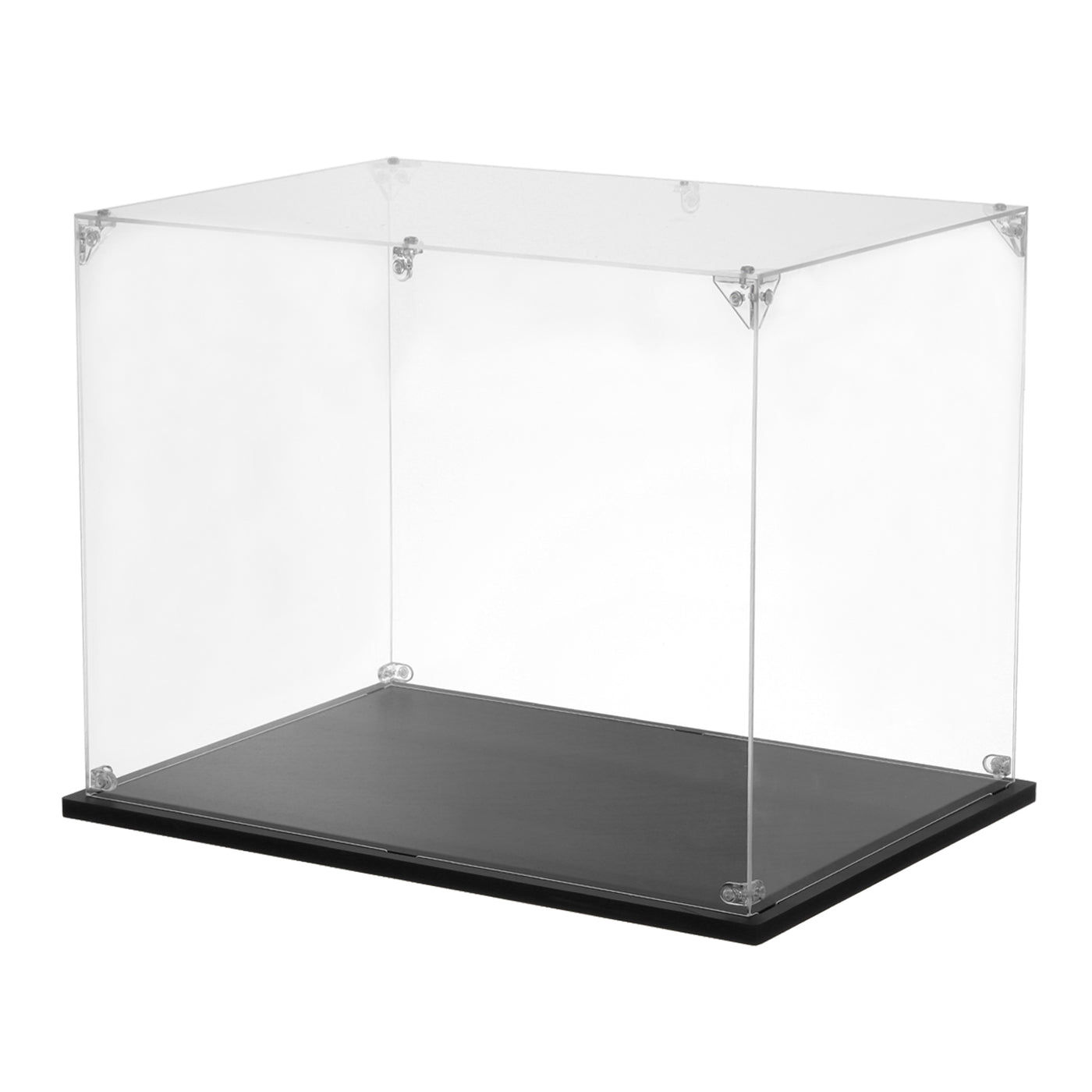 Harfington Acrylic Display Case, 10''x14''x10'' Clear Display Box Assemble Dustproof Display Box Storage Organizer for Collectibles Action Figures