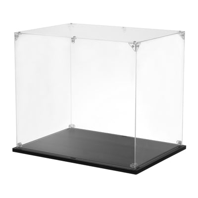 Harfington Acrylic Display Case, 10''x14''x12'' Clear Display Box Assemble Dustproof Display Box Storage Organizer for Collectibles Action Figures