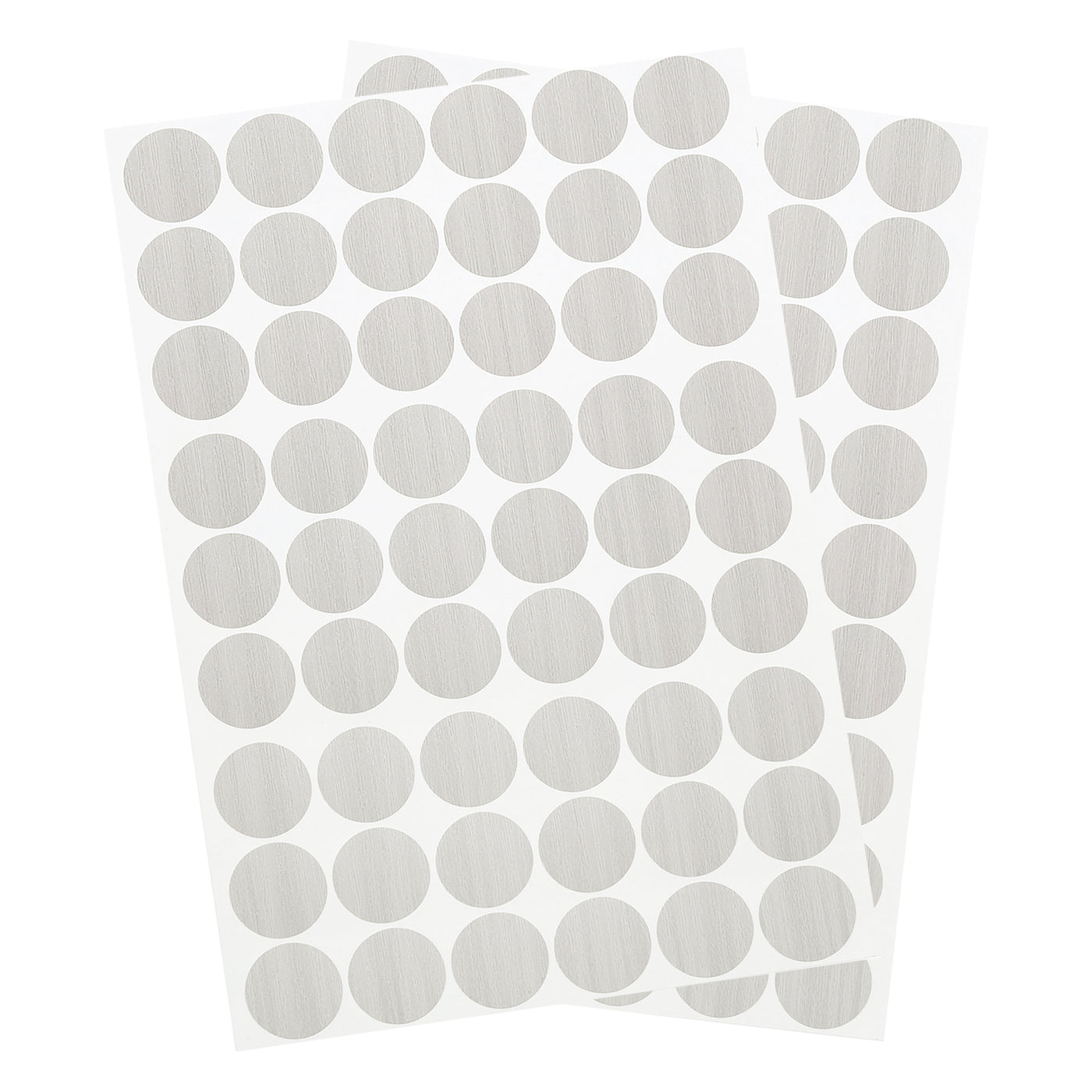 uxcell Uxcell 2 Sheets/108Pcs Screw Hole Stickers, 21mm Textured Grey Self-Adhesive Sticker