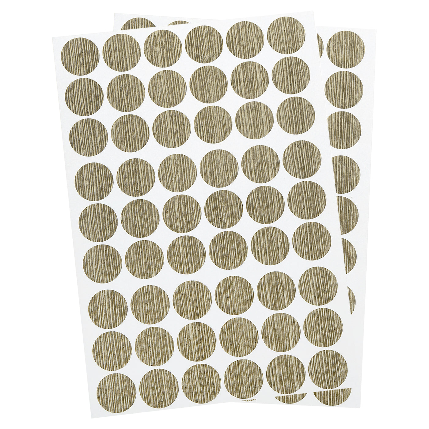 uxcell Uxcell 2 Sheets/108Pcs Screw Hole Stickers, 21mm Textured Bronze Self-Adhesive Sticker