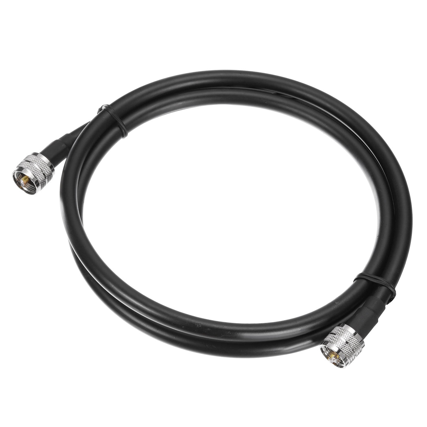 uxcell Uxcell RG8/U Coax Cable with Pl-259 Male Connectors for CB/Ham Radio 2.5m/8.2ft