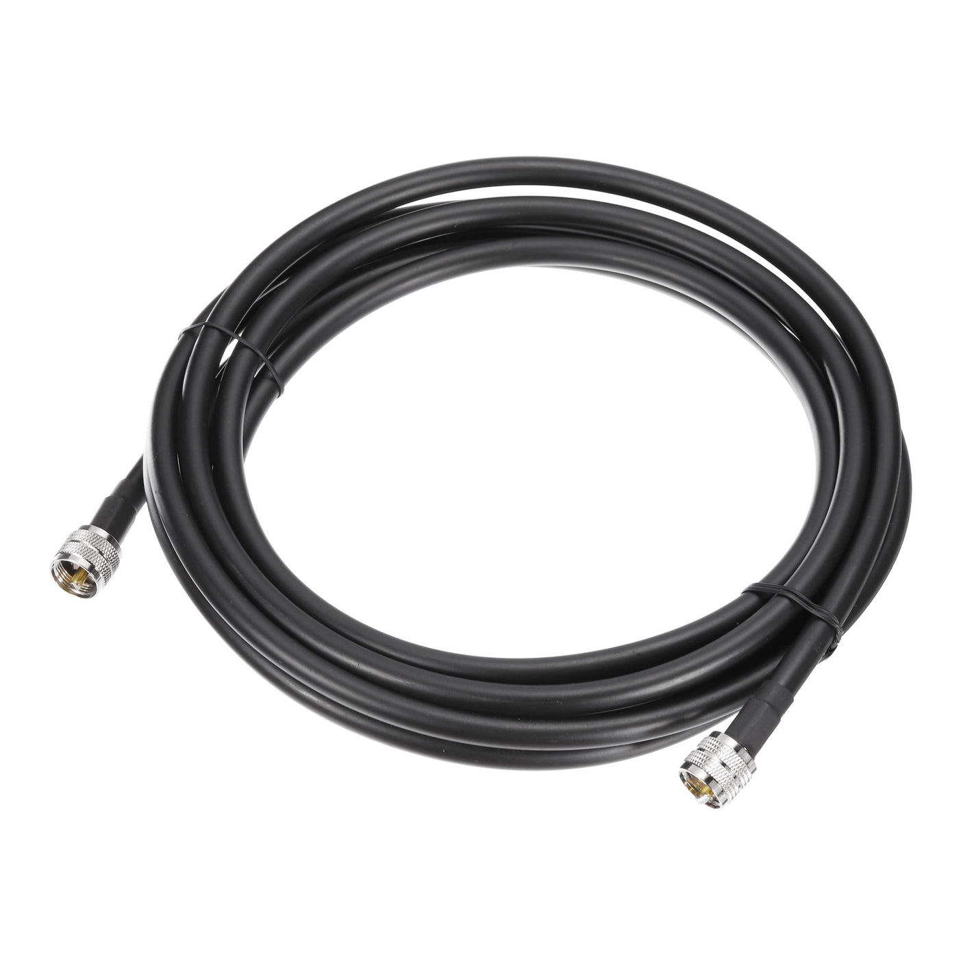 uxcell Uxcell RG8/U Coax Cable with Pl-259 Male Connectors for CB/Ham Radio 4.6m/15.1ft