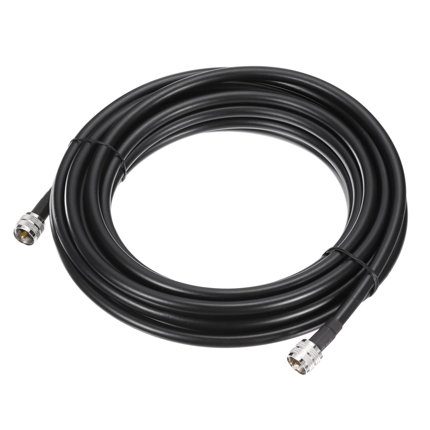 uxcell Uxcell RG8/U Coax Cable with Pl-259 Male Connectors for CB/Ham Radio 5.5m/18ft