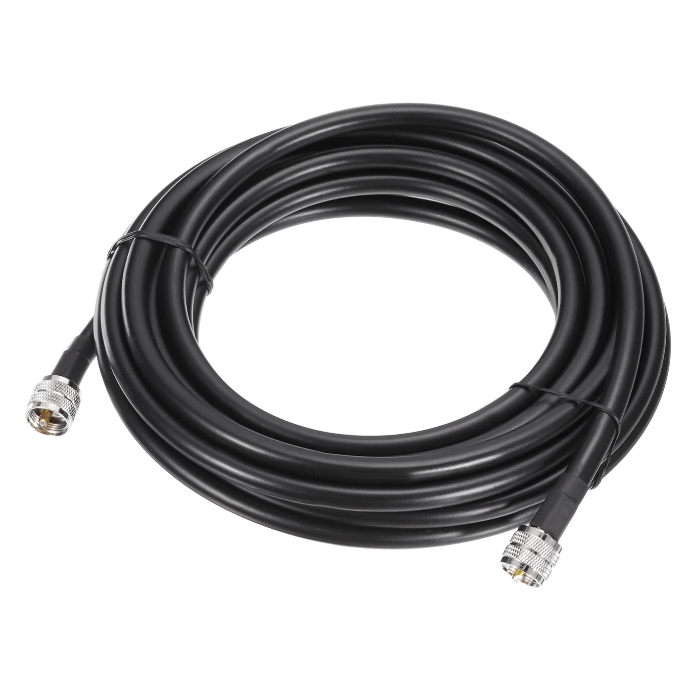 uxcell Uxcell RG8/U Coax Cable with Pl-259 Male Connectors for CB/Ham Radio 7.6m/24.9ft