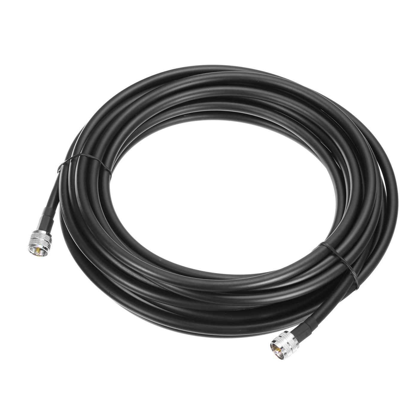 uxcell Uxcell RG8/U Coax Cable with Pl-259 Male Connectors for CB/Ham Radio 15m/49.2ft