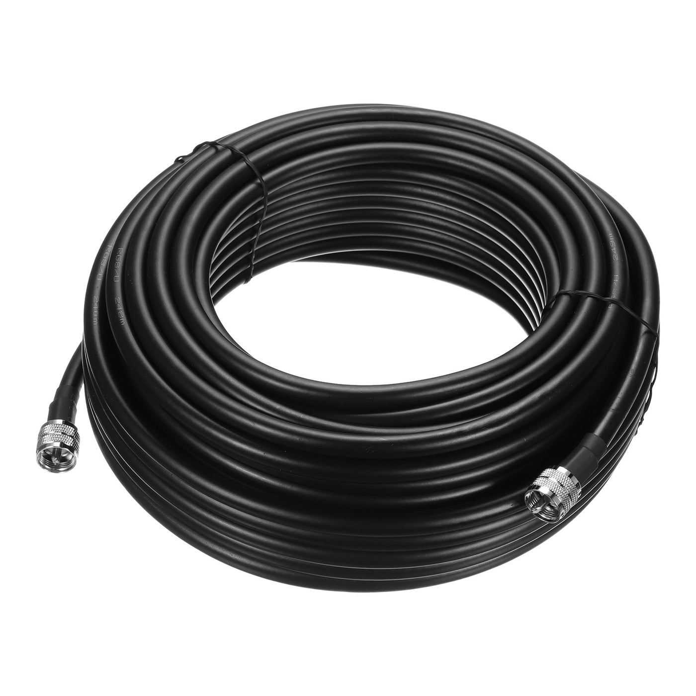 uxcell Uxcell RG8/U Coax Cable with Pl-259 Male Connectors for CB/Ham Radio 30.5m/100ft