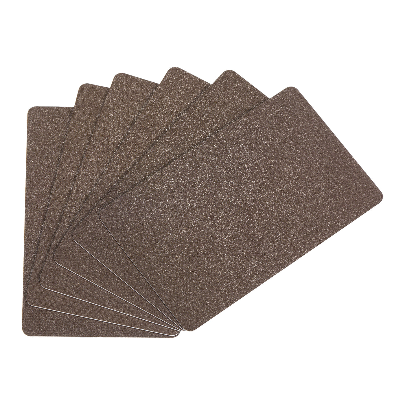 Harfington 30 Mil Graphic Quality Brown Blank PVC Card for ID Badge Printer, 20 Pack