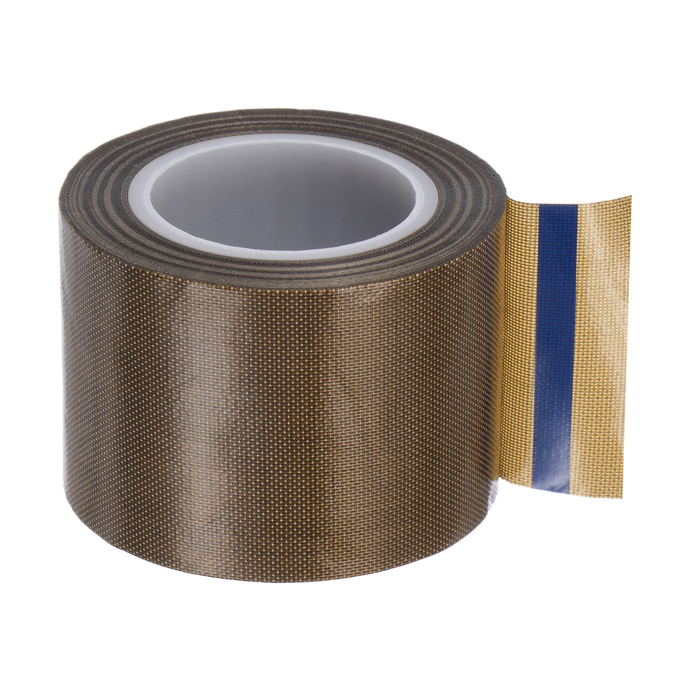 Harfington Fabric PTFE Tape 1.6" x 33ft PTFE Adhesive Tape 0.13mm Thickness Dark Brown