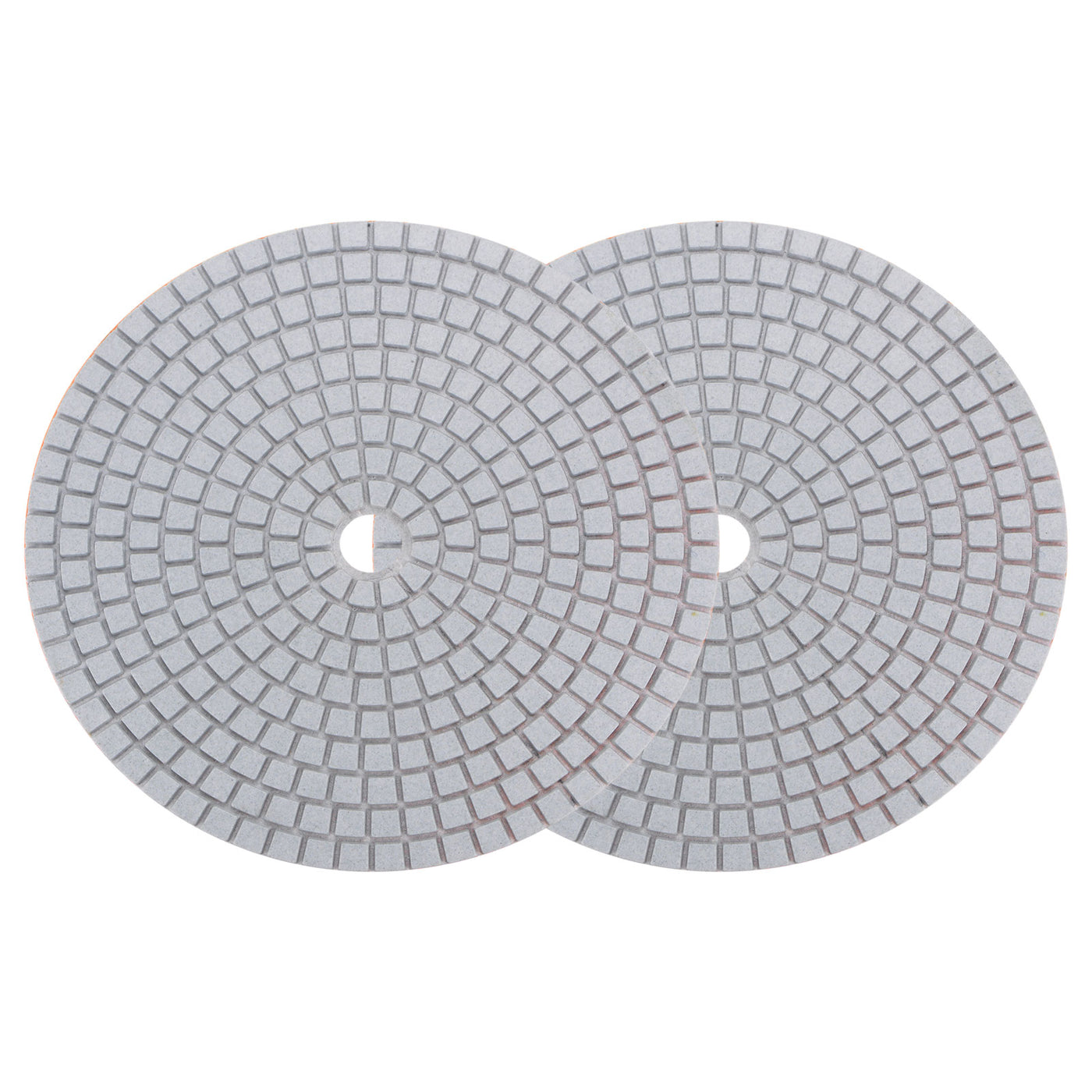 uxcell Uxcell 7-Inch 300 Grits Diamond Polishing Pad Wet/Dry for Stone Concrete Marble 2pcs