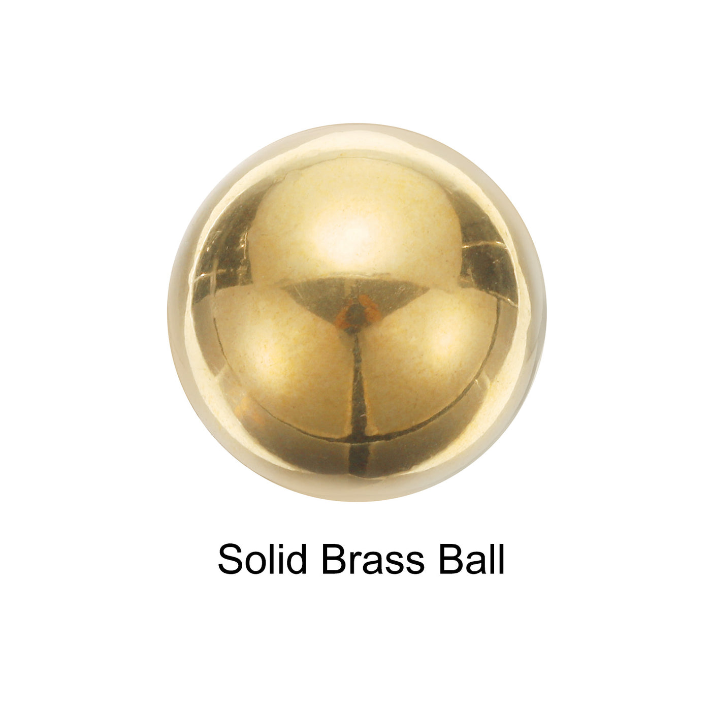 uxcell Uxcell 1pcs Precision Solid Brass Bearing Balls 25mm Industrial Brass Ball Spheres