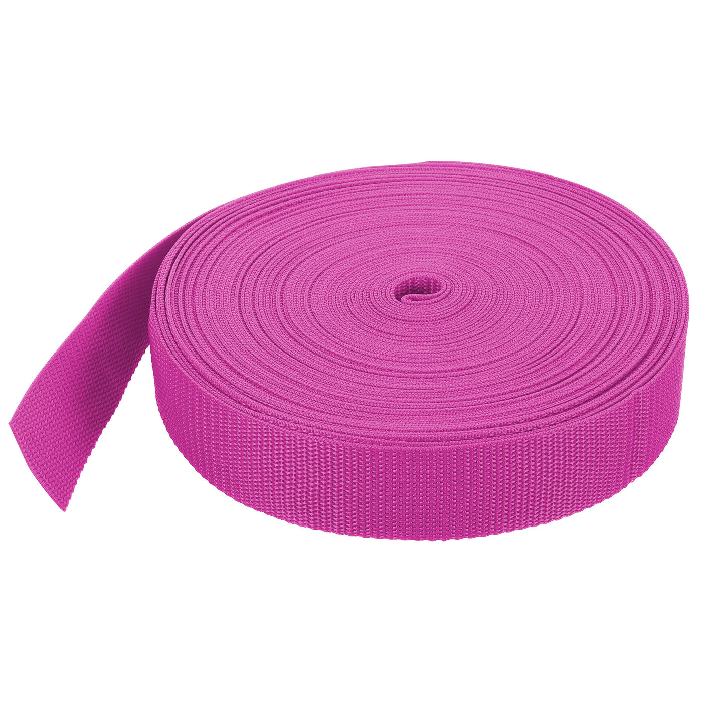 Harfington Lightweight Polypropylene Webbing Strap 1 1/2" 25 Yard Backpack Strapping Band Plum Red for Outdoor Luggage Cargo Straps