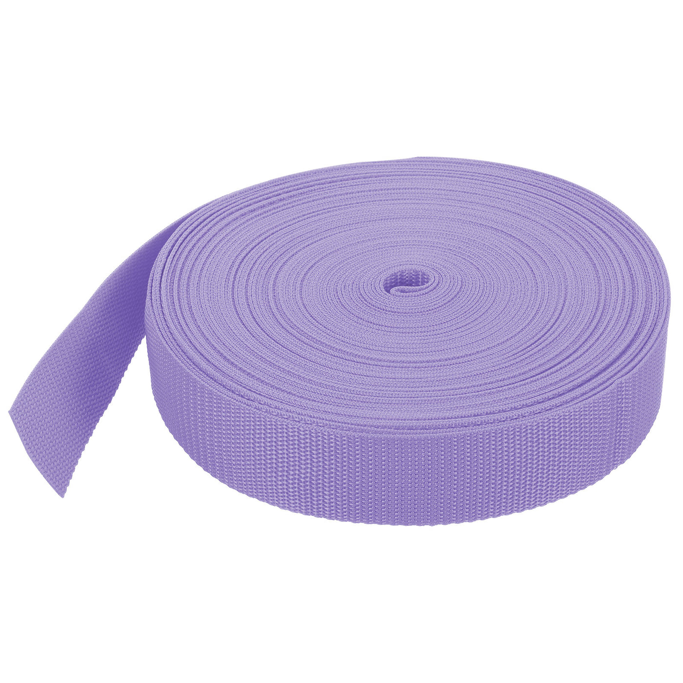 Harfington Lightweight Polypropylene Webbing Strap 1 1/2" 25 Yard Backpack Strapping Band Lavender Purple for Outdoor Luggage Cargo Straps