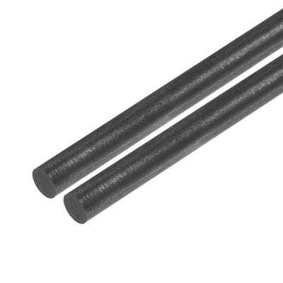 Harfington Graphite Rod, Graphite Stirring Rod Cylinder Stick Carbon Rod 250x5mm 2pcs