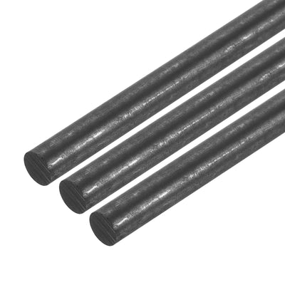 Harfington Graphite Rod, Graphite Stirring Rod Cylinder Stick Carbon Rod 250x8mm 3pcs