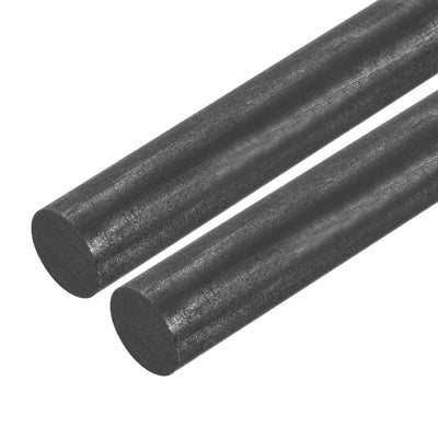 Harfington Graphite Rod, Graphite Stirring Rod Cylinder Stick Carbon Rod 250x17mm 2pcs