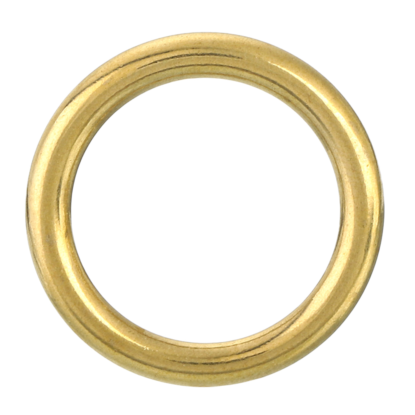 uxcell Uxcell O Ring Buckle 23mm/0.91", Brass Seamless Welded Circle Loop 4mm Thickness