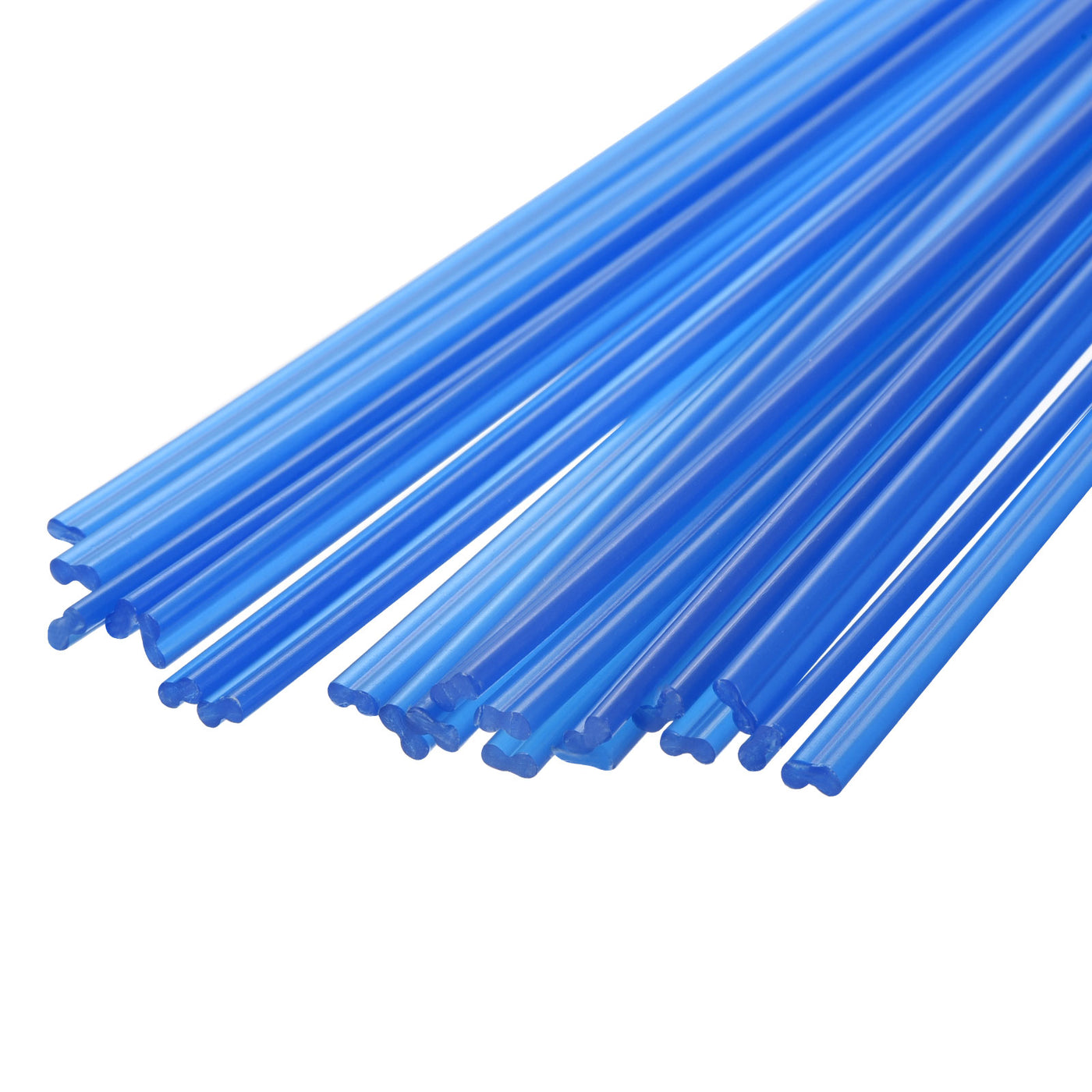 Harfington 20pcs 8 Inch Plastic Welding Rods PP Welding Strips for Plastic Welder, Blue