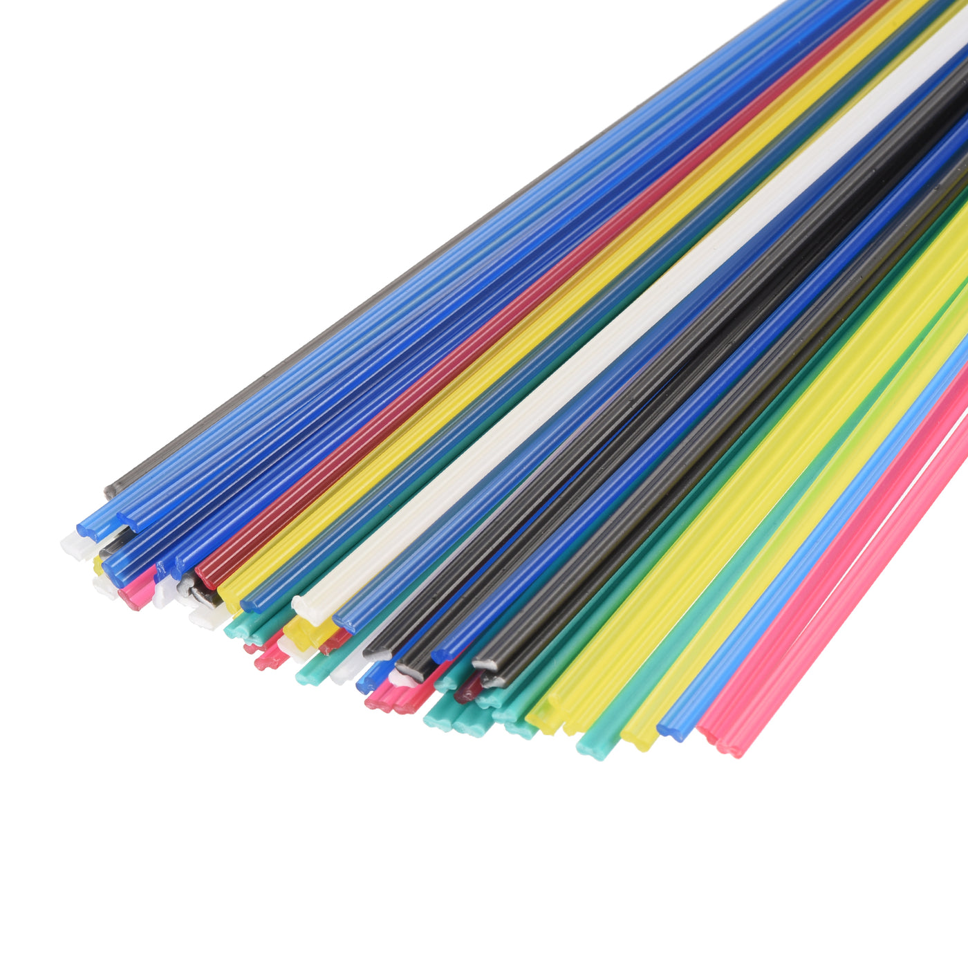 Harfington 60pcs 10 Inch Plastic Welding Rods PP/PVC/PPR Welding Strips for Plastic Welder