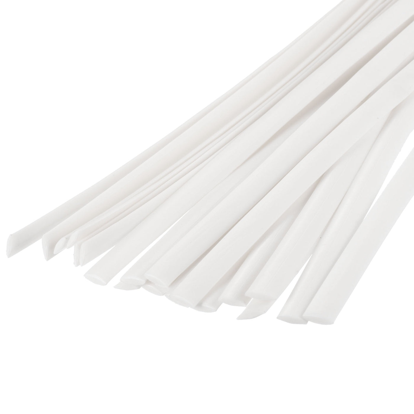 Harfington 20pcs 9 Inch Plastic Welding Rods TPO Welding Strips for Plastic Welder White