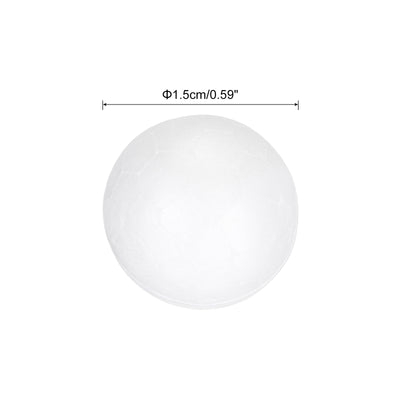 Harfington Foam Balls Round 0.59 Inch Polystyrene Spheres Balls for Party Decoration 75Pcs