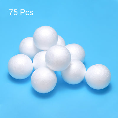 Harfington Foam Balls Round 0.59 Inch Polystyrene Spheres Balls for Party Decoration 75Pcs