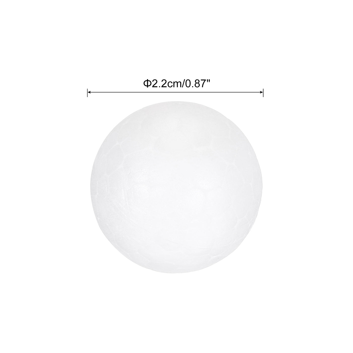 Harfington Foam Balls Round 0.87 Inch Polystyrene Spheres Balls for Party Decoration 150Pcs