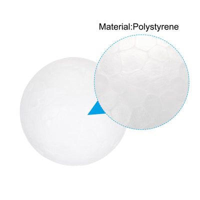 Harfington Foam Balls Round 1.06 Inch Polystyrene Spheres Balls for Party Decoration 60Pcs