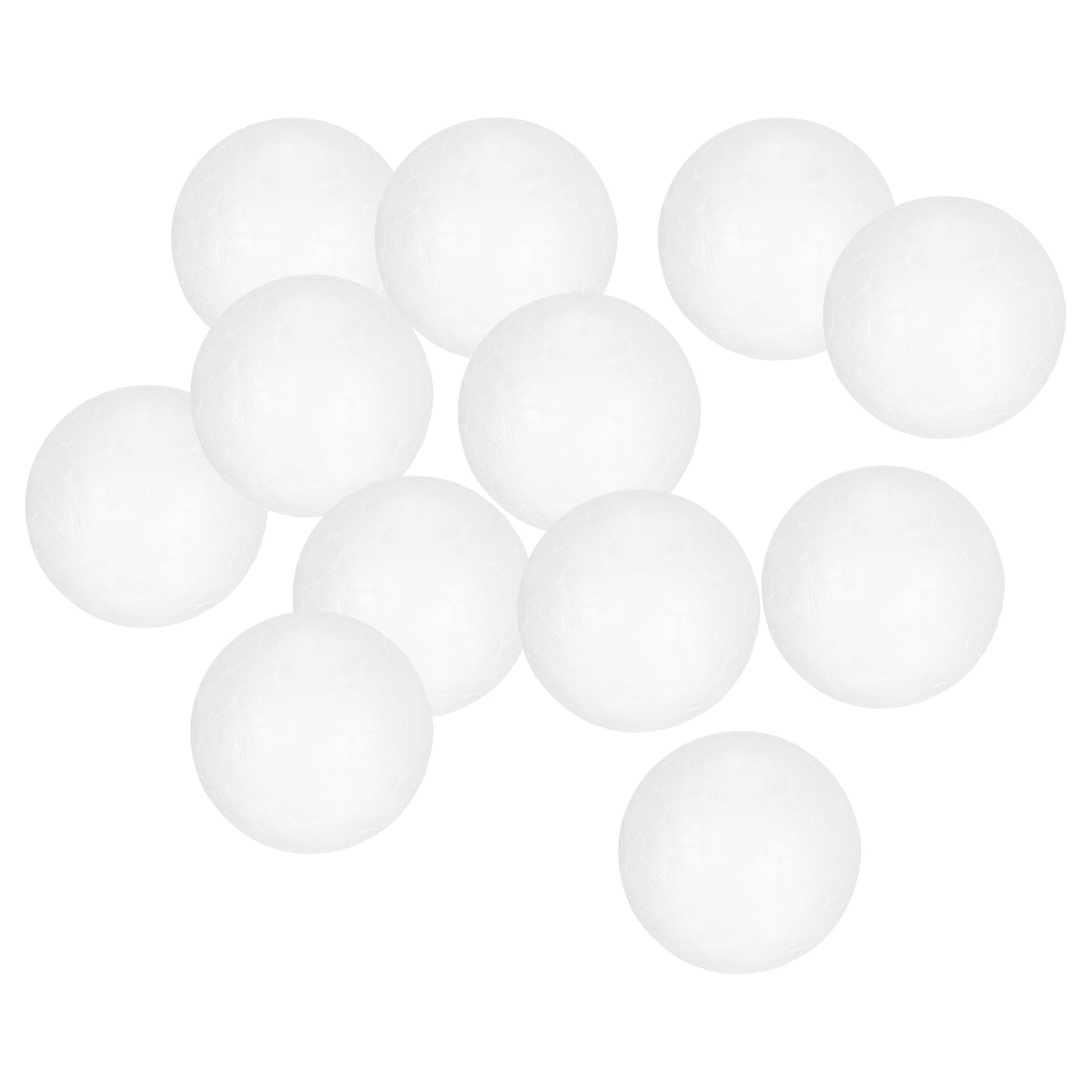 Harfington Foam Balls Round 1.06 Inch Polystyrene Spheres Balls for Party Decoration 60Pcs