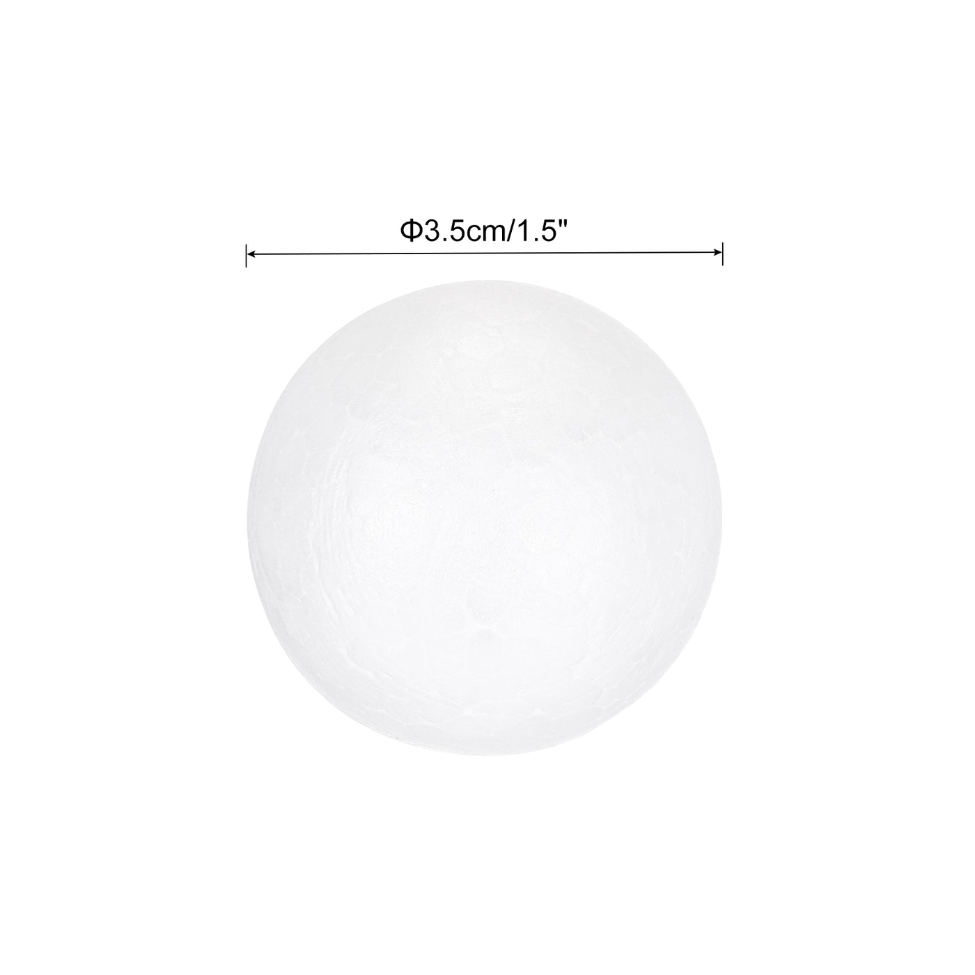 Harfington Foam Balls Round 1.5 Inch Polystyrene Spheres Balls for Party Decoration 30Pcs